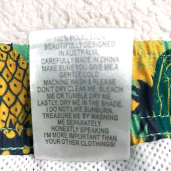 EUBI SWIM TRUNKS TROPICAL BIRD PRINT - Picture 9 of 12